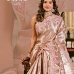Shimmers Elegance Slik Saree