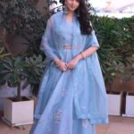 Pastel Blue Designer Lehenga