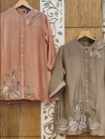 Delicate Embroidery  Cord Set