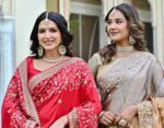Grace draped soft Light pink saree - Image 4